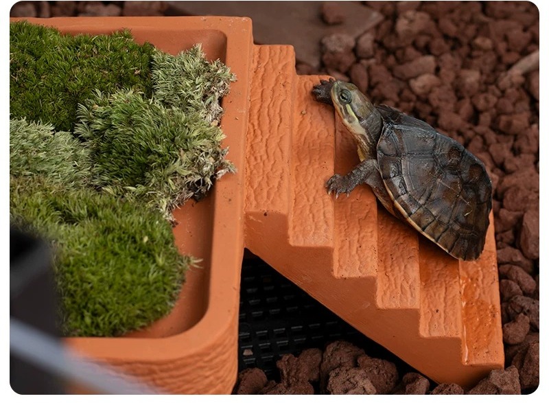 Aquarium Turtle Basking Platfo - огляд і ціна Hide Cave Ceramic